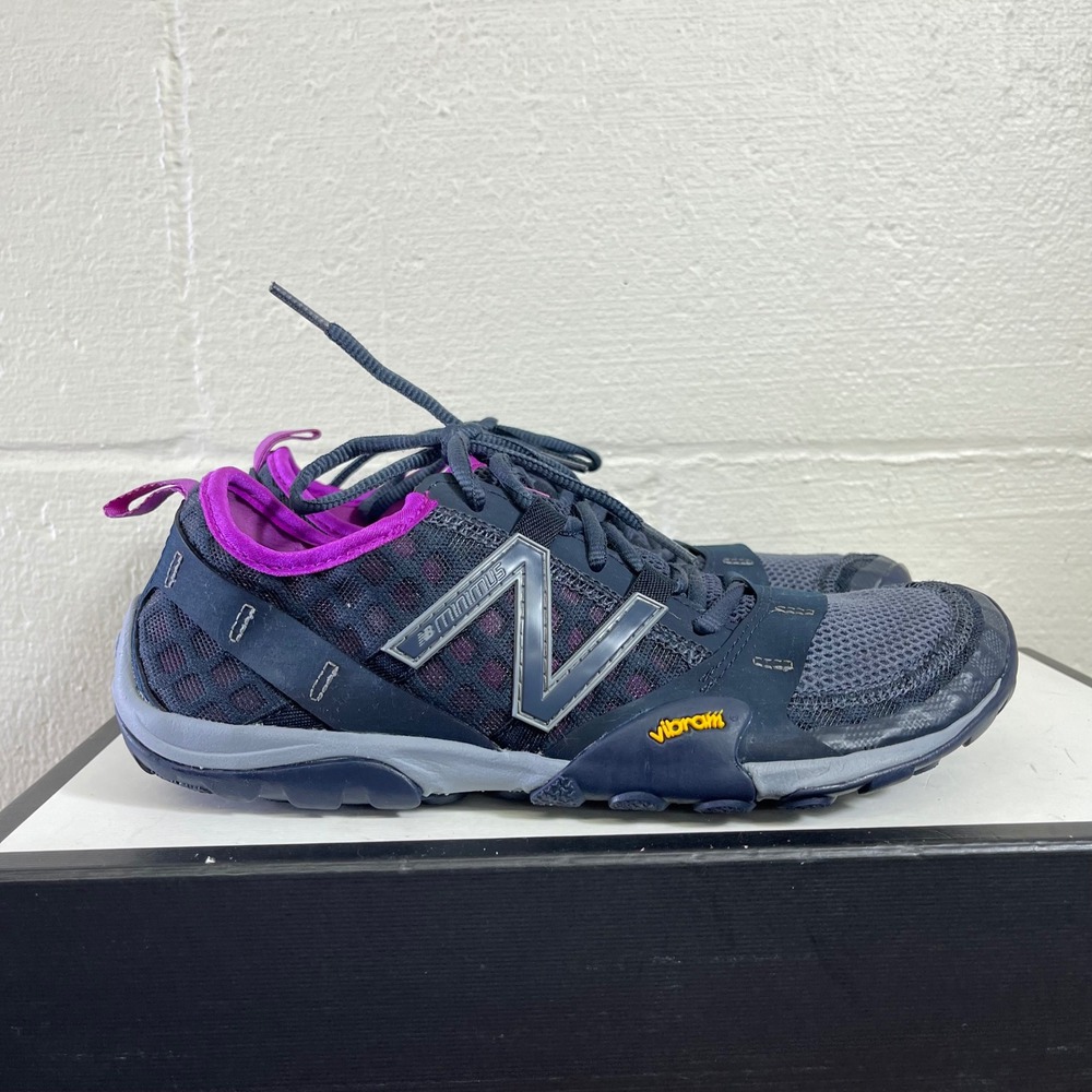 New Balance Minimus 10v1 WT10VV Gray Purple Running Shoes Sneaker Women's 9